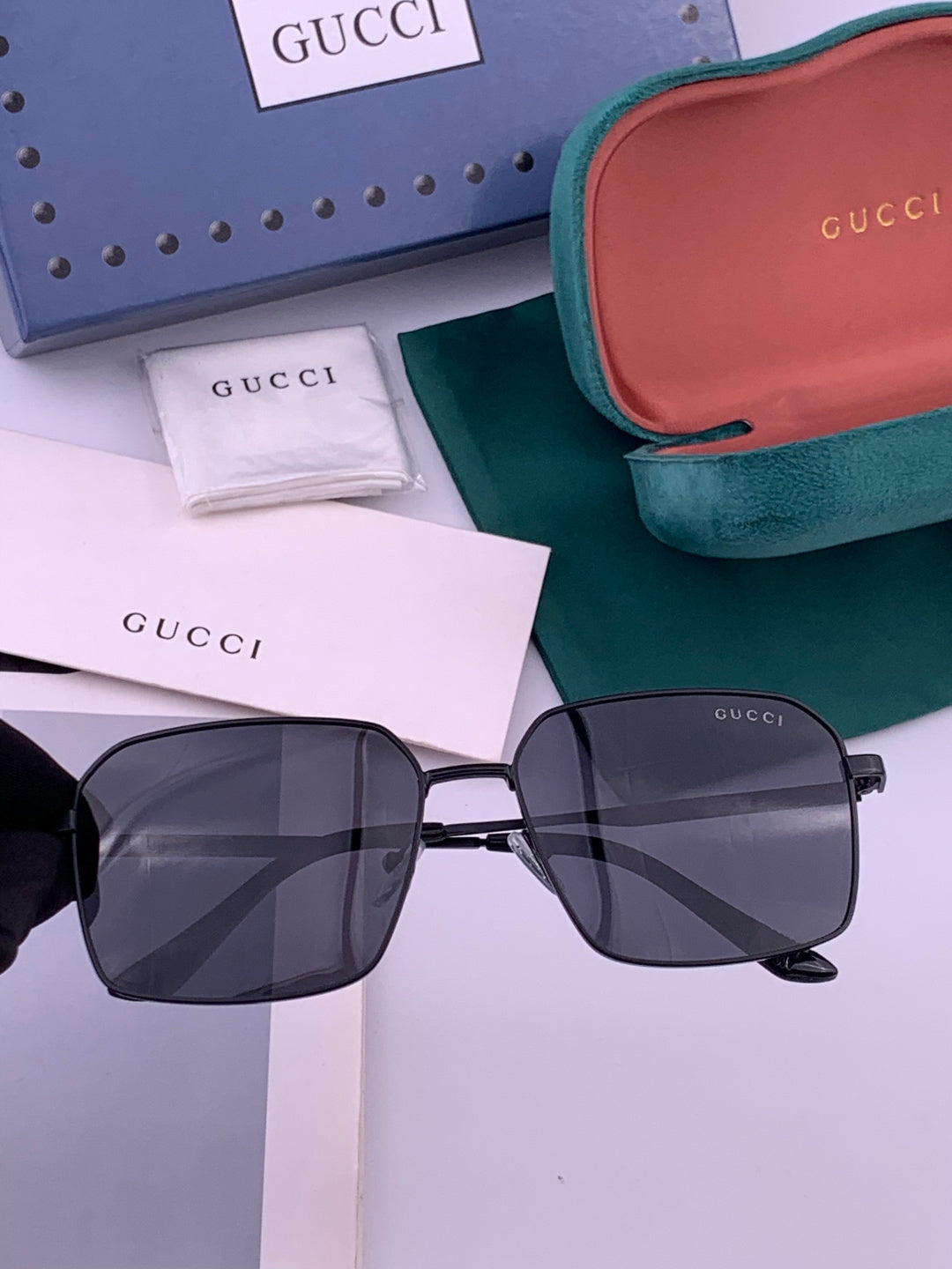 Gucci G3980 Polarized Fashion Gold Lens Sunglasses for Men & Women - 357794