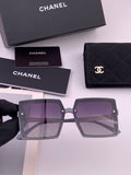 Chanel CH6711 Polarized Square Gold Lens Sunglasses for Women - 371808