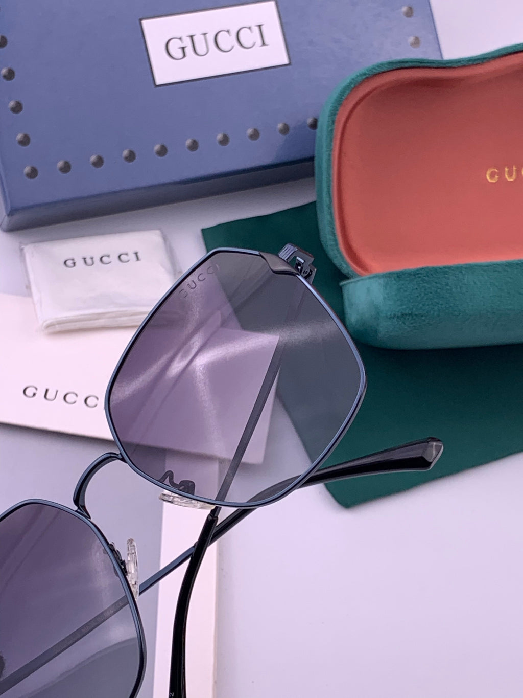 Gucci 0333 Fashion Brown Lens Sunglasses for Men & Women - detail image 6