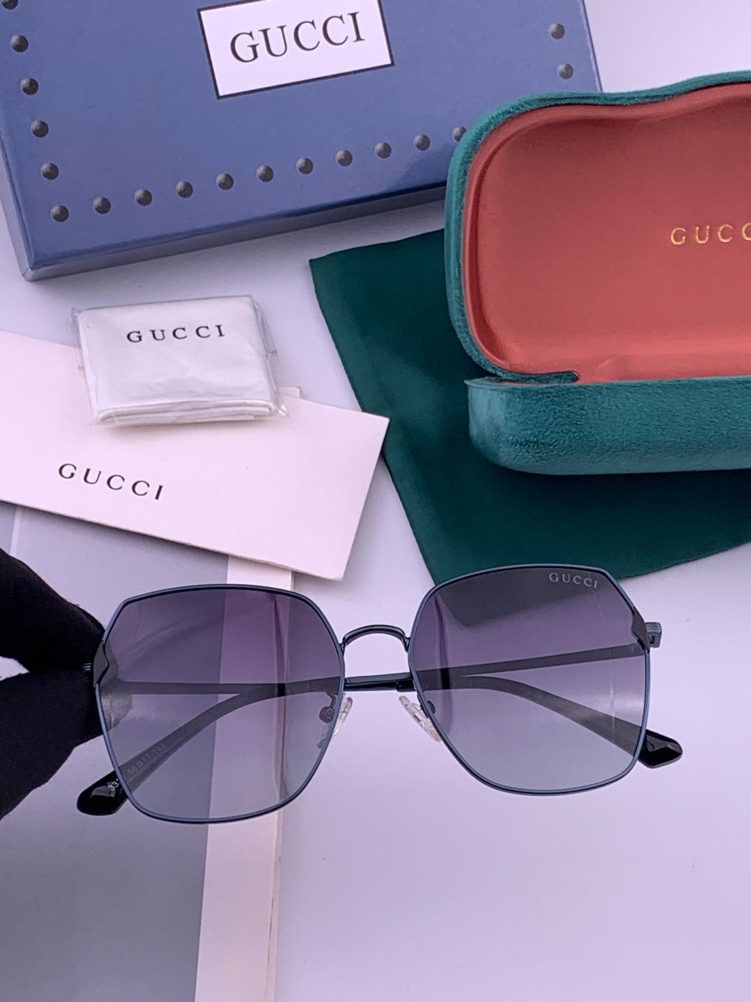 Gucci 0333 Fashion Brown Lens Sunglasses for Men & Women