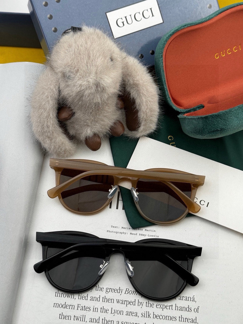 Gucci G6910 Polarized Round Brown Lens Sunglasses for Women - 371609 - detail image 5