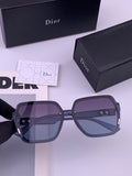 Dior D6303 Polarized Square Brown Lens Sunglasses for Men & Women