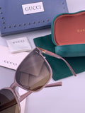 Gucci G20 Polarized Square Black Lens Sunglasses for Men & Women - 371615
