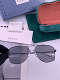 Gucci G9314 Polarized Square Black Lens Sunglasses for Women