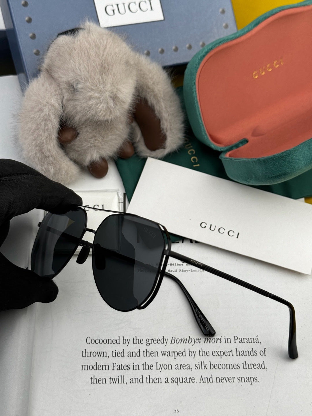 Gucci G7380 Fashion Pink Lens Sunglasses for Men & Women - 371599 - detail image 6
