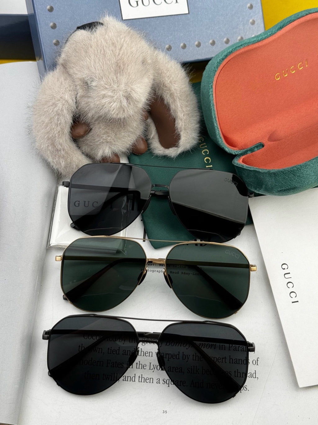 Gucci G7380 Fashion Pink Lens Sunglasses for Men & Women - 371599 - detail image 7