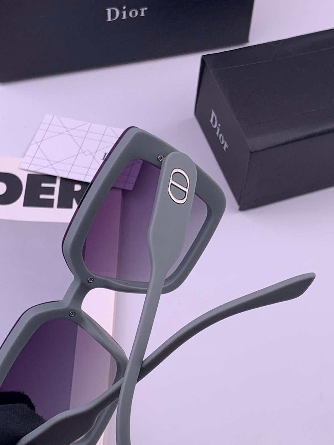 Dior D6227 Polarized Square Brown Lens Sunglasses for Men & Women - 371891 - detail image 5