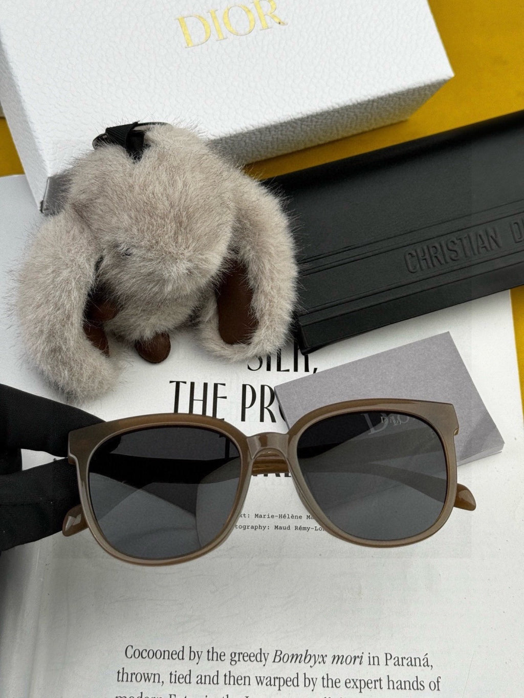 Dior D6106 Polarized Round Brown Lens Sunglasses for Men & Women - detail image 3