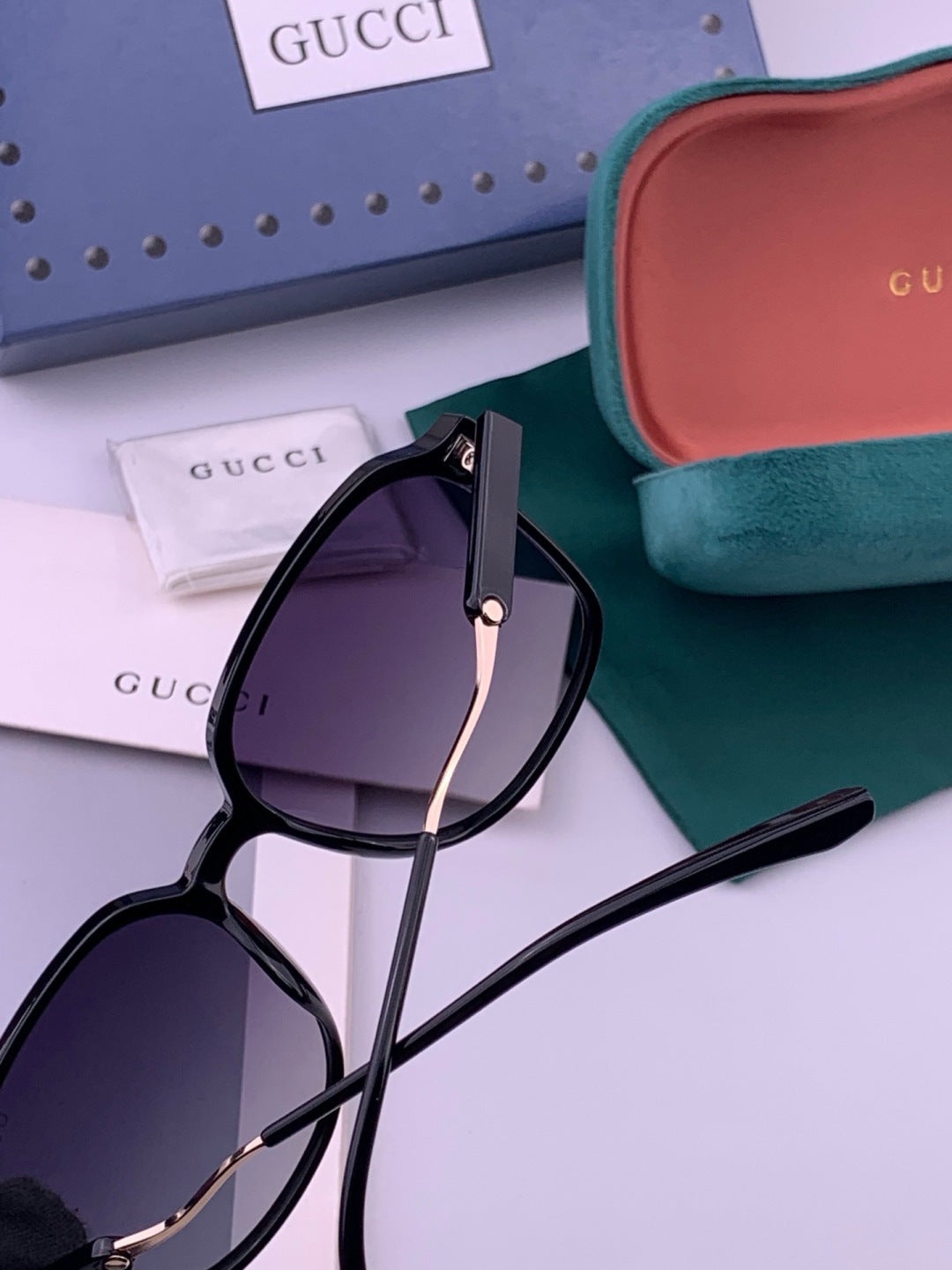 Gucci G7231 Metal Fashion Brown Lens Sunglasses for Men & Women - 371605 - detail image 3