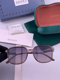 Gucci G7231 Metal Fashion Red Lens Sunglasses for Men & Women - 371606