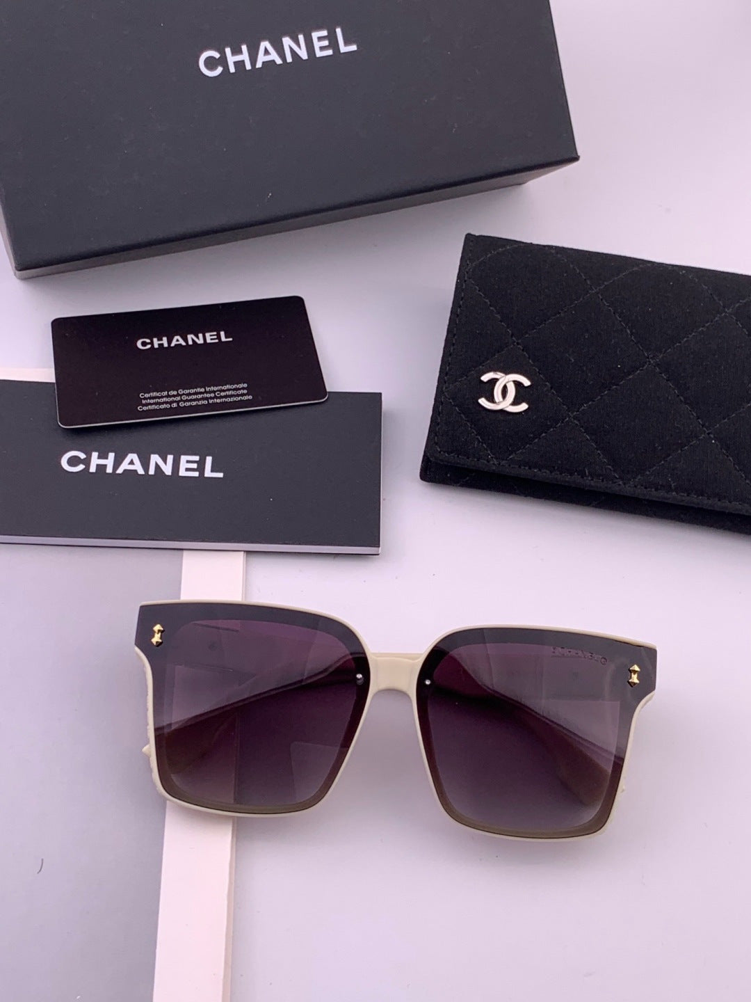 Chanel CH0279 Polarized Square Brown Lens Sunglasses for Women - 371801