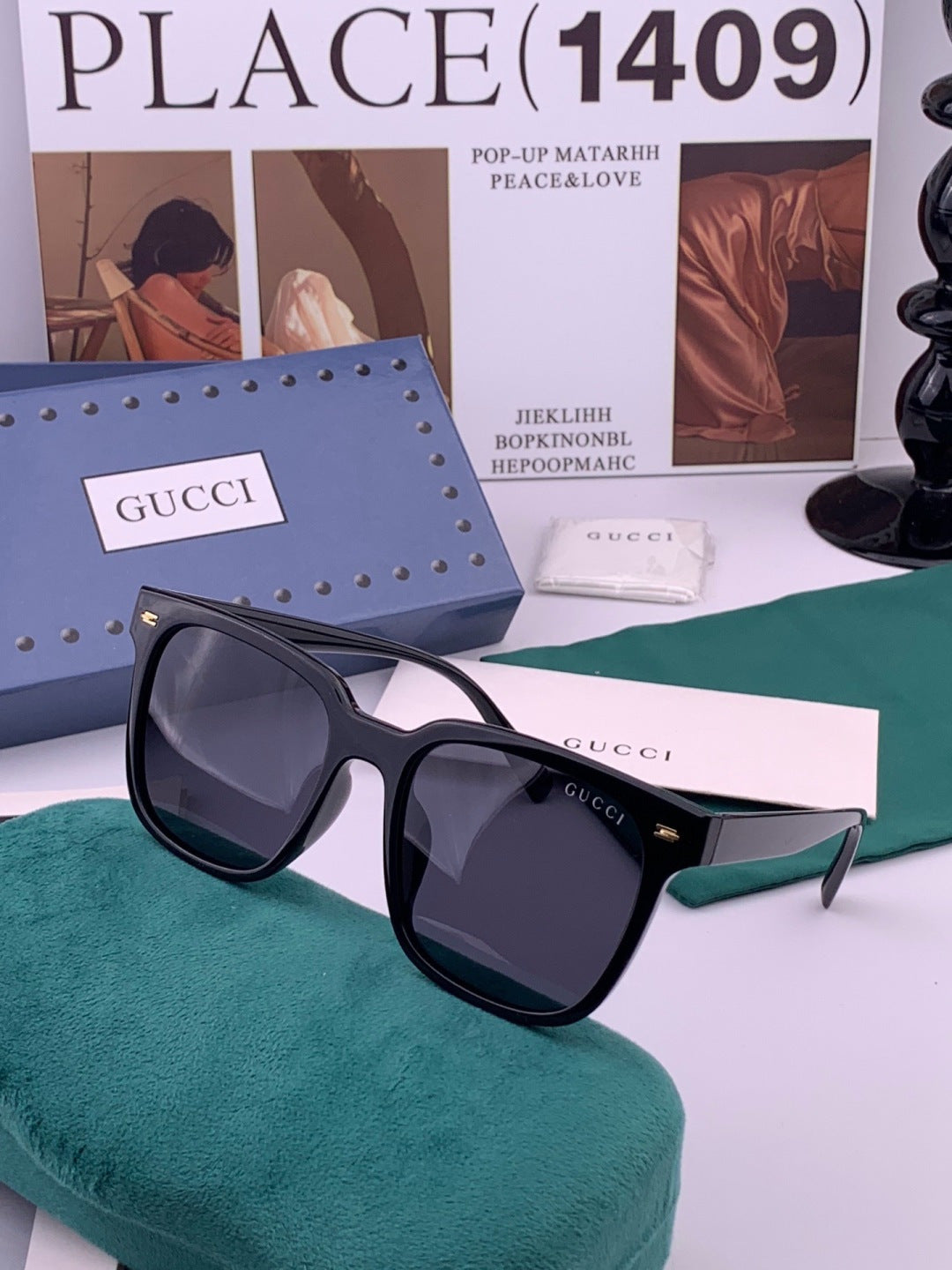 Gucci G02041 Polarized Fashion Brown Lens Sunglasses for Women - 371586 - detail image 3