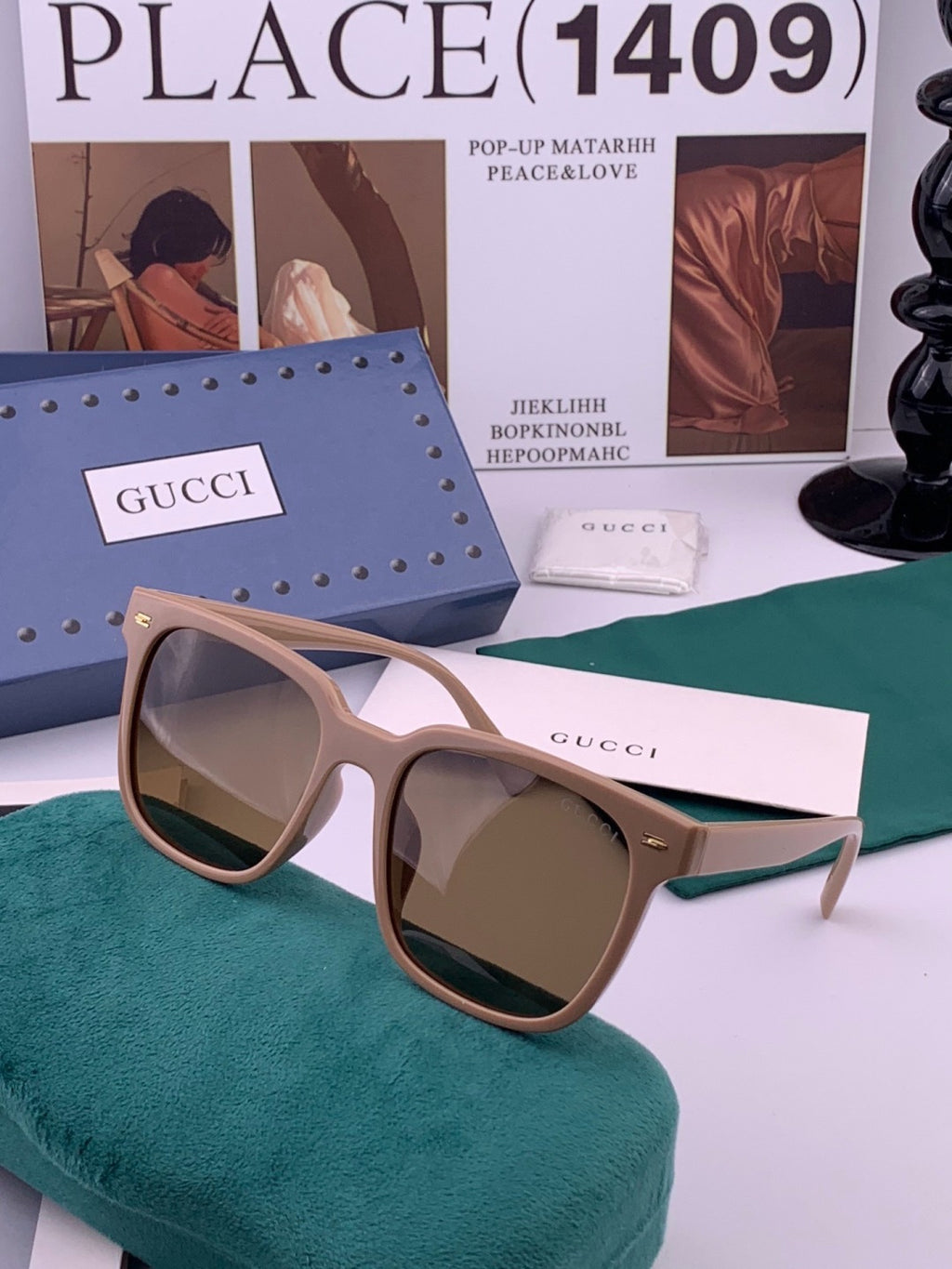 Gucci G02041 Polarized Fashion Brown Lens Sunglasses for Women - 371586 - detail image 4