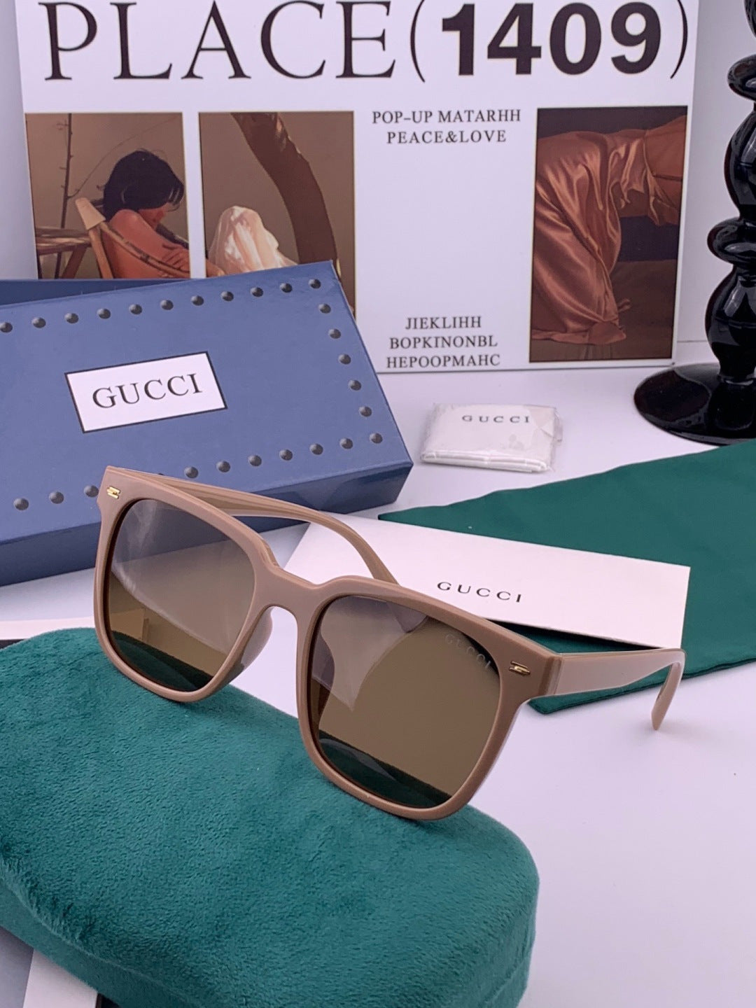 Gucci G02041 Polarized Fashion Brown Lens Sunglasses for Women - 371586 - detail image 4