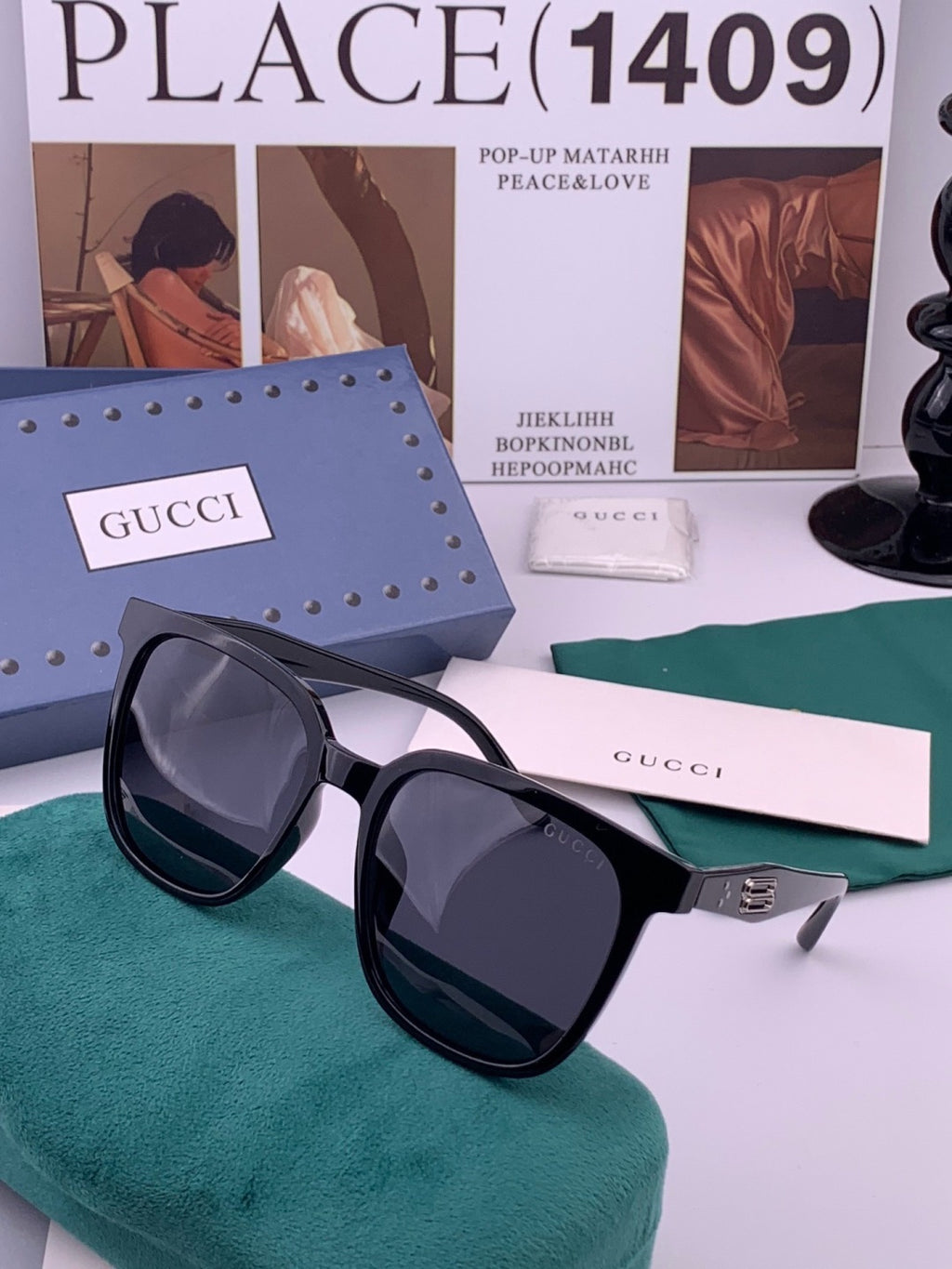 Gucci G32040 Polarized Fashion Gold Lens Sunglasses for Women - 371587 - detail image 2