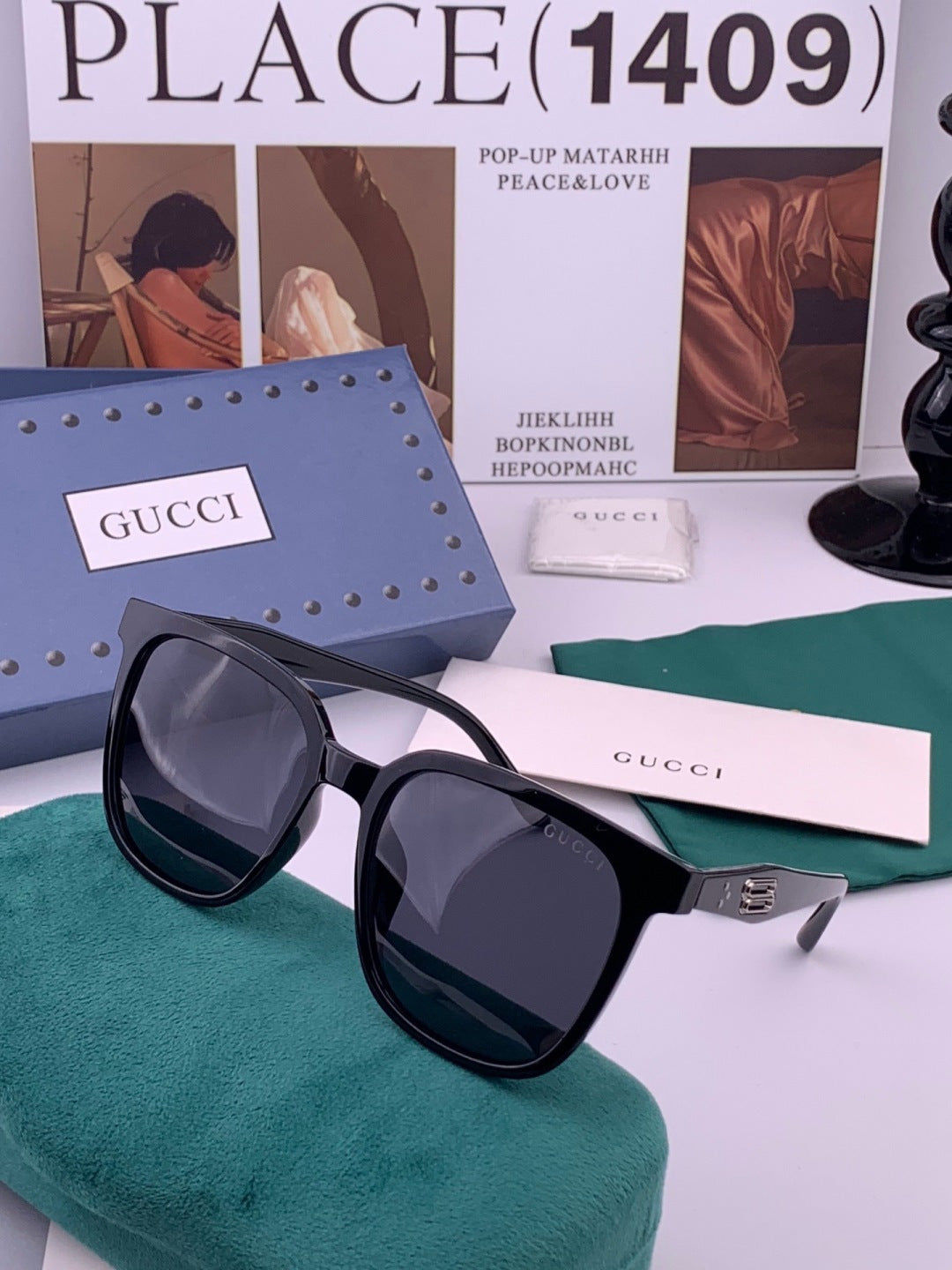 Gucci G32040 Polarized Fashion Gold Lens Sunglasses for Women - 371587 - detail image 2