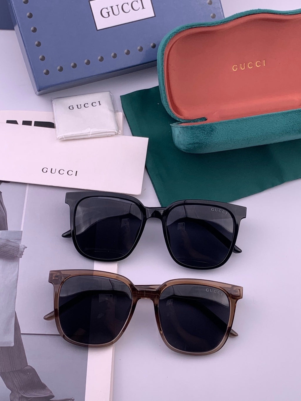 Gucci G32040 Polarized Fashion Gold Lens Sunglasses for Women - 371587 - detail image 5