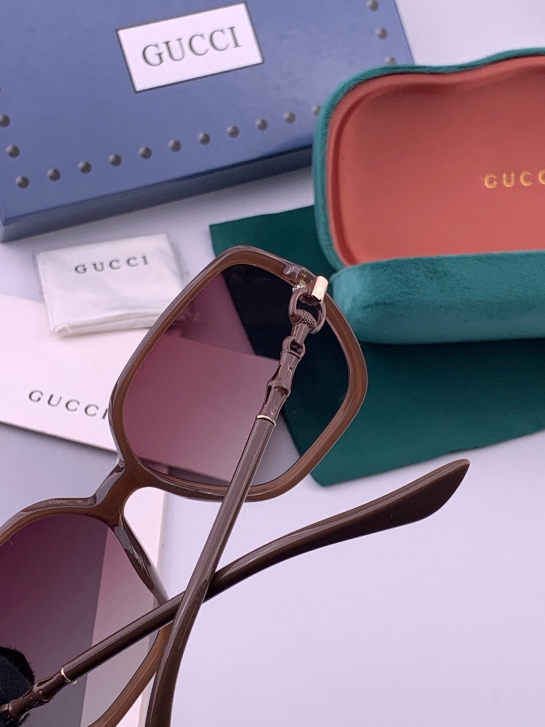 Gucci G3612 Fashion Red Lens Sunglasses for Men & Women - detail image 5