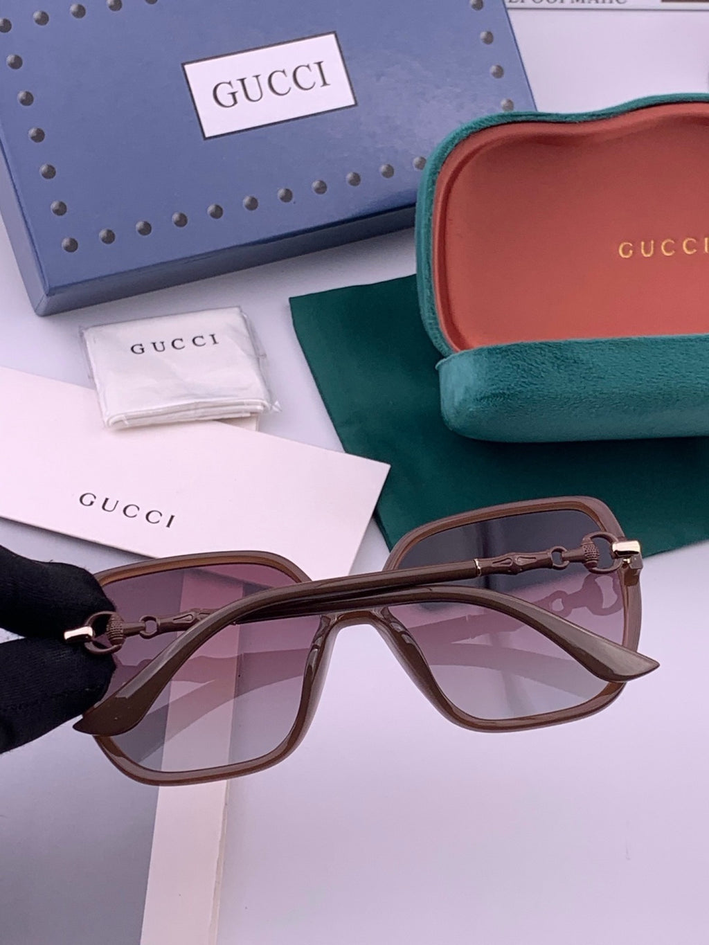 Gucci G3612 Fashion Red Lens Sunglasses for Men & Women - detail image 6