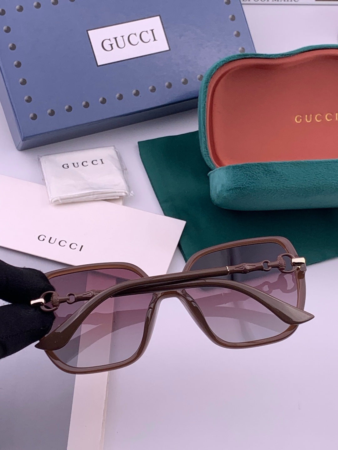 Gucci G3612 Fashion Red Lens Sunglasses for Men & Women - detail image 6