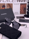 Chanel CH2104 Polarized Square Brown Lens Sunglasses for Women - 371803