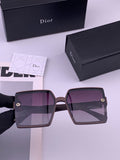 Dior CD9781 Polarized Square Black Lens Sunglasses for Women - 371886
