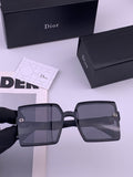Dior CD9781 Polarized Square Black Lens Sunglasses for Women - 371887