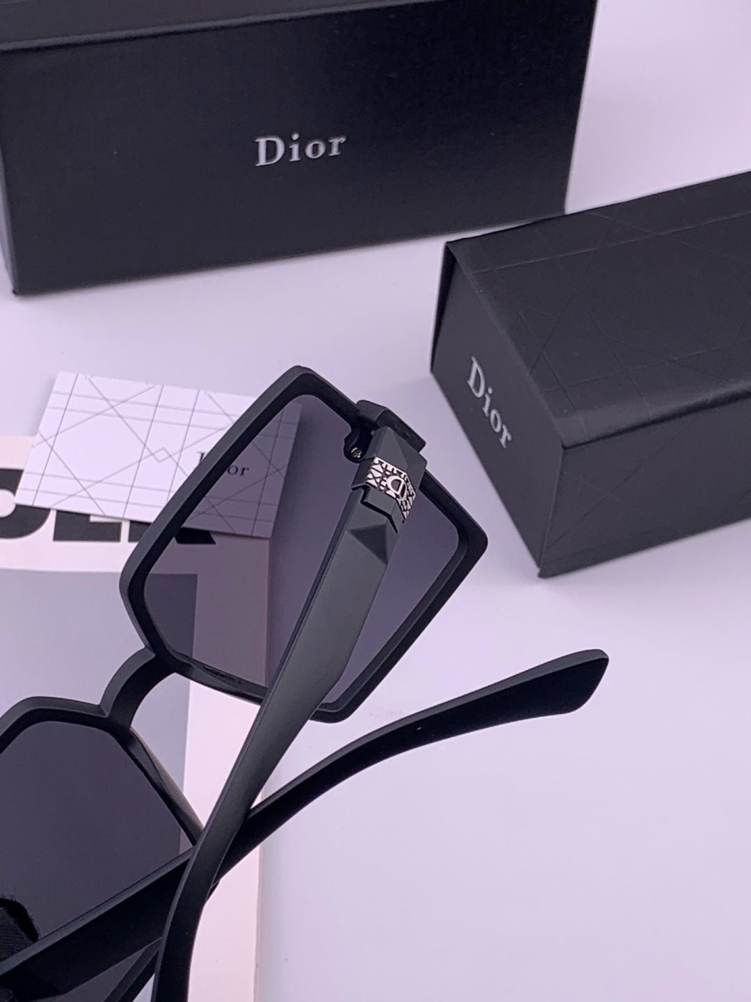 Dior CD9781 Polarized Square Black Lens Sunglasses for Women - 371887 - detail image 6