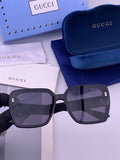 Gucci G4771 Polarized Square Gold Lens Sunglasses for Women