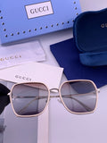 Gucci G630 Metal Square Gold Lens Sunglasses for Men & Women - 371569
