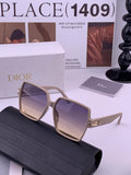 Dior CD4780 Polarized Square Purple Lens Sunglasses for Women - 371919