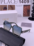 Dior CD4780 Polarized Square Blue Lens Sunglasses for Women - 371920