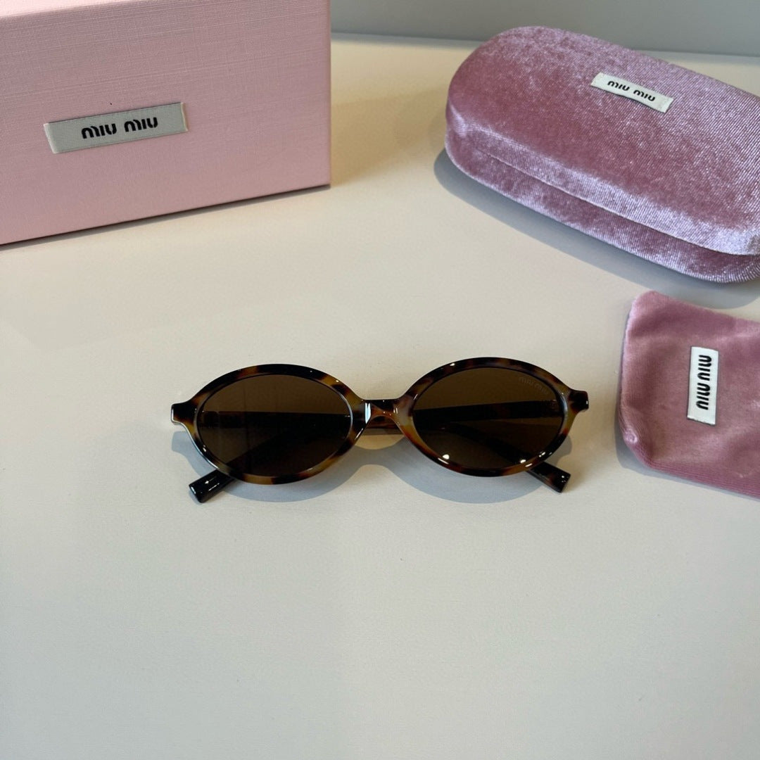 Miu Miu Round Brown Lens Sunglasses for Men & Women - 372418 - detail image 10