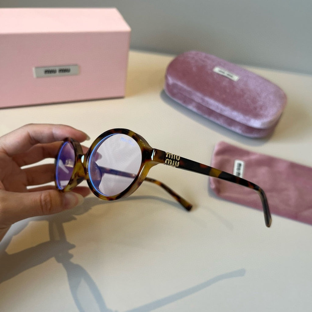 Miu Miu Round Silver Lens Sunglasses for Men & Women - 372419 - detail image 8
