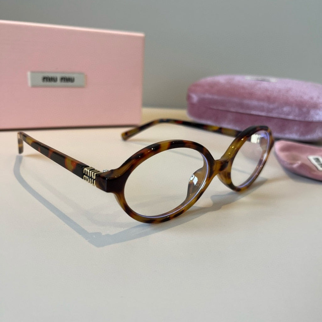 Miu Miu Round Silver Lens Sunglasses for Men & Women - 372419