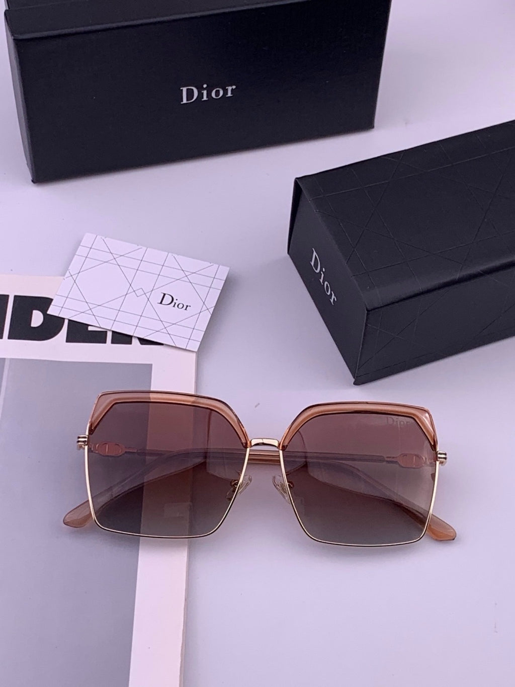 Dior CD2594 Polarized Fashion Gold Lens Sunglasses for Men & Women - detail image 6