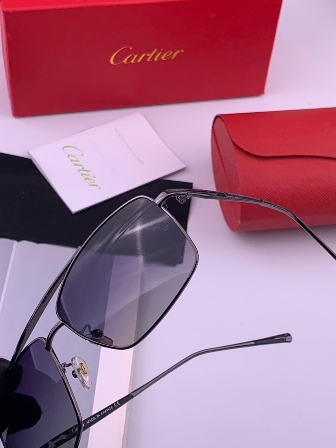 Cartier CK8100 Polarized Fashion Gold Lens Sunglasses for Men & Women - 372188 - detail image 3