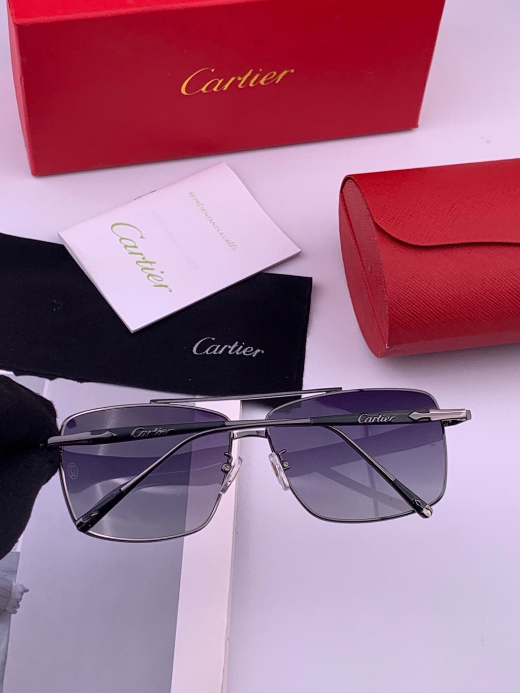 Cartier CK8100 Polarized Fashion Gold Lens Sunglasses for Men & Women - 372188 - detail image 5