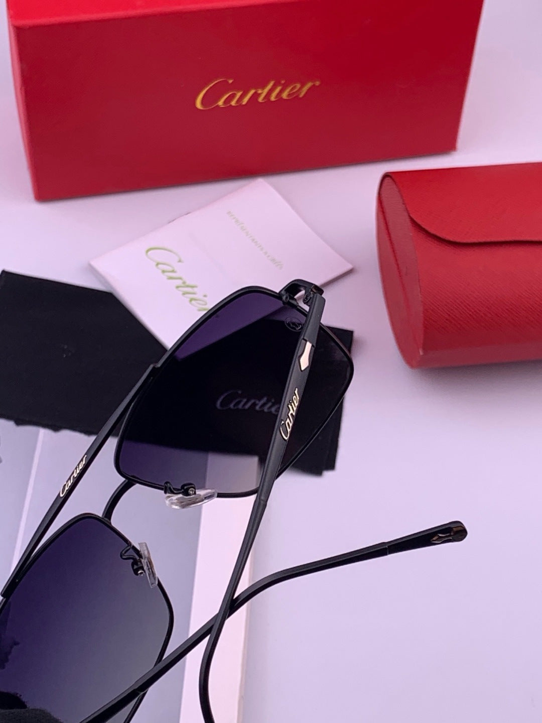 Cartier CK8100 Polarized Fashion Gold Lens Sunglasses for Men & Women - 372189 - detail image 6