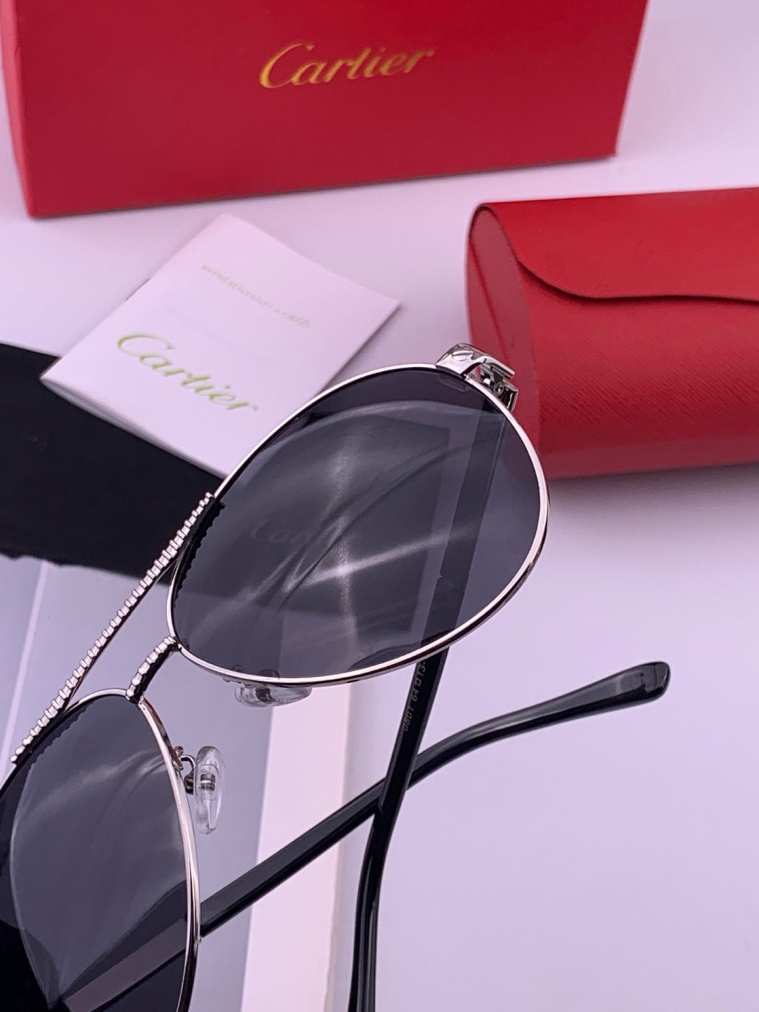 Cartier CK1080 Polarized Fashion Gold Lens Sunglasses for Men & Women - 372190 - detail image 5
