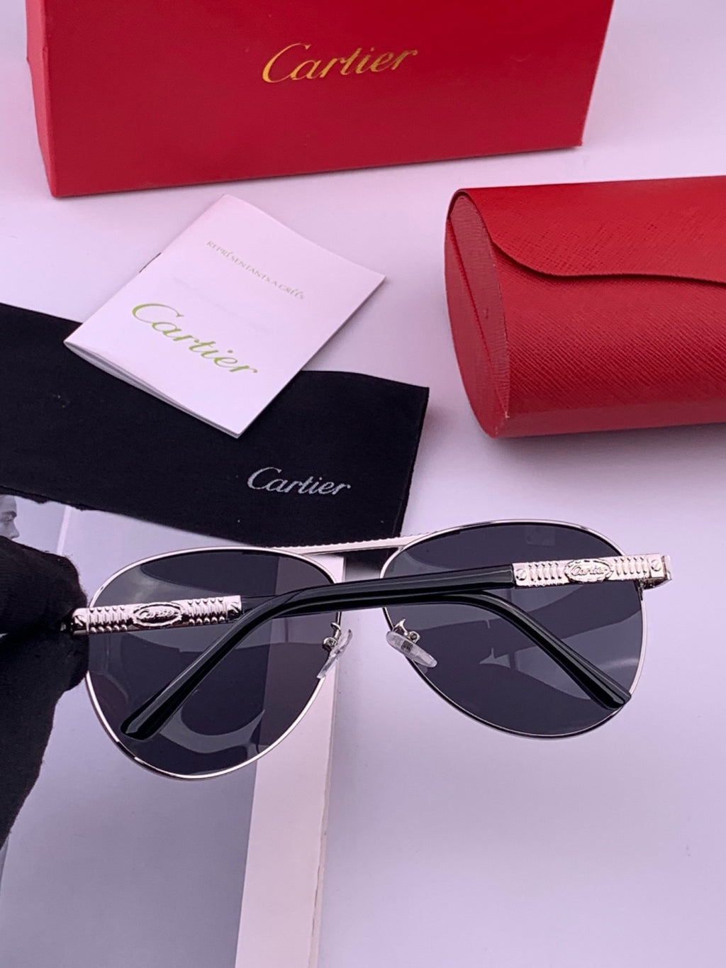 Cartier CK1080 Polarized Fashion Gold Lens Sunglasses for Men & Women - 372190 - detail image 4