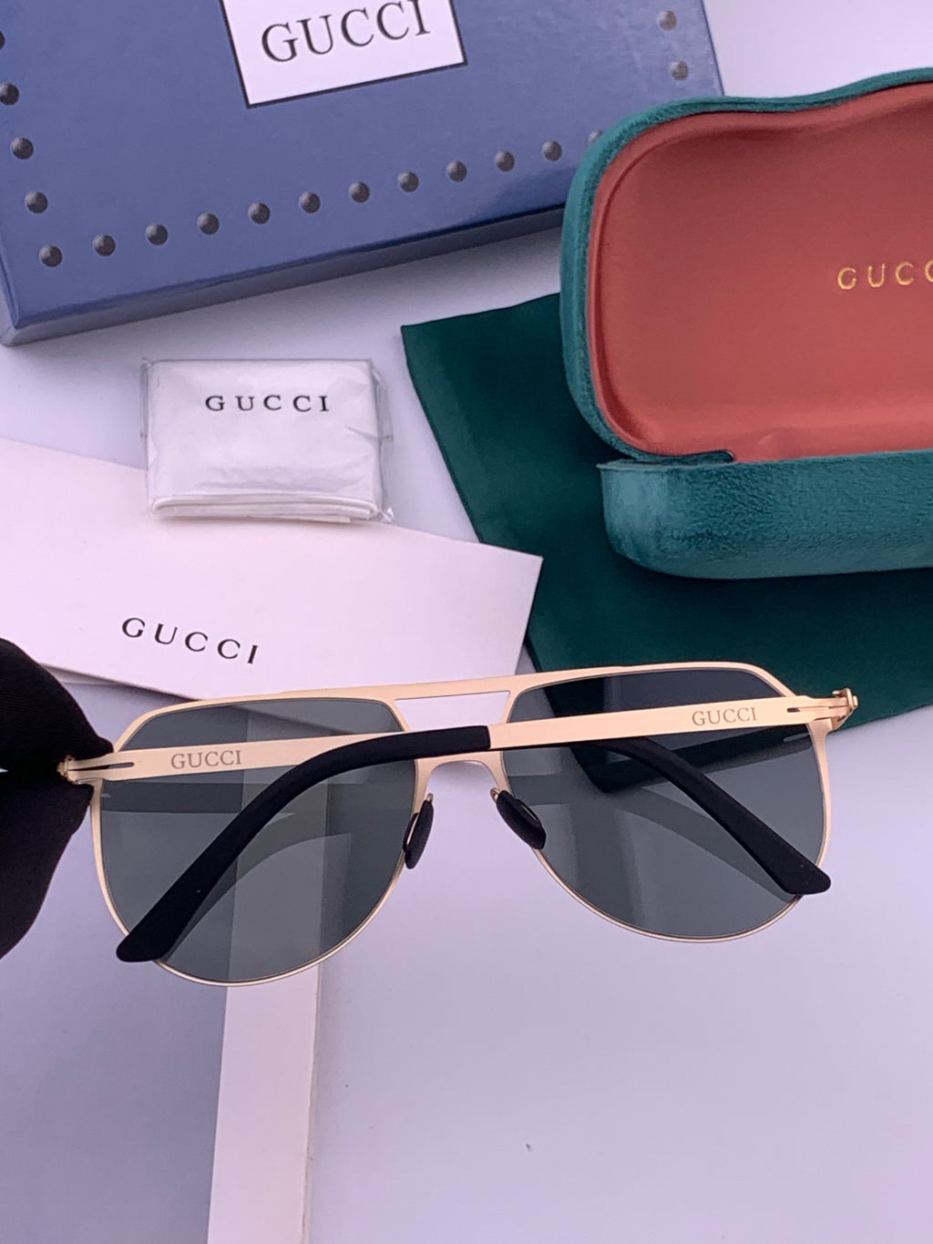 Gucci G2731 Polarized Fashion Black Lens Sunglasses for Men & Women - 371650 - detail image 5
