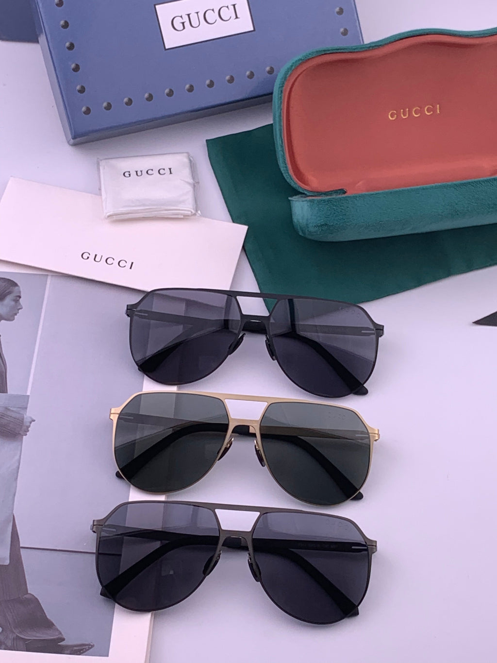 Gucci G2731 Polarized Fashion Black Lens Sunglasses for Men & Women - 371650 - detail image 7