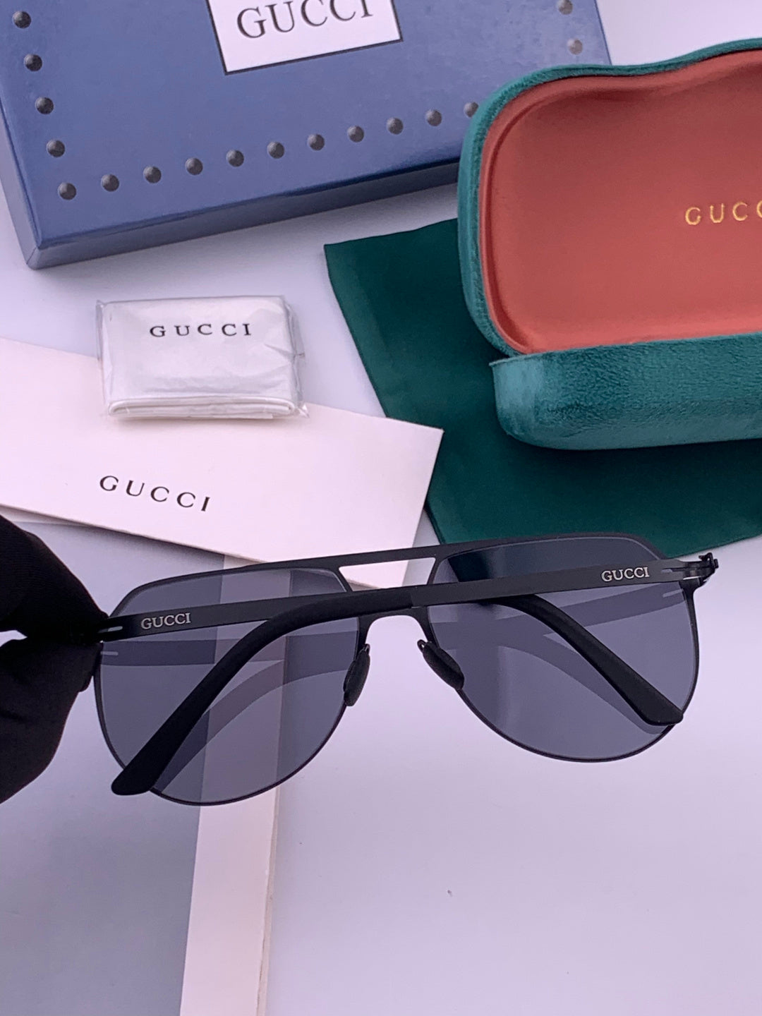 Gucci G2731 Polarized Fashion Gold Lens Sunglasses for Men & Women - 371652 - detail image 4