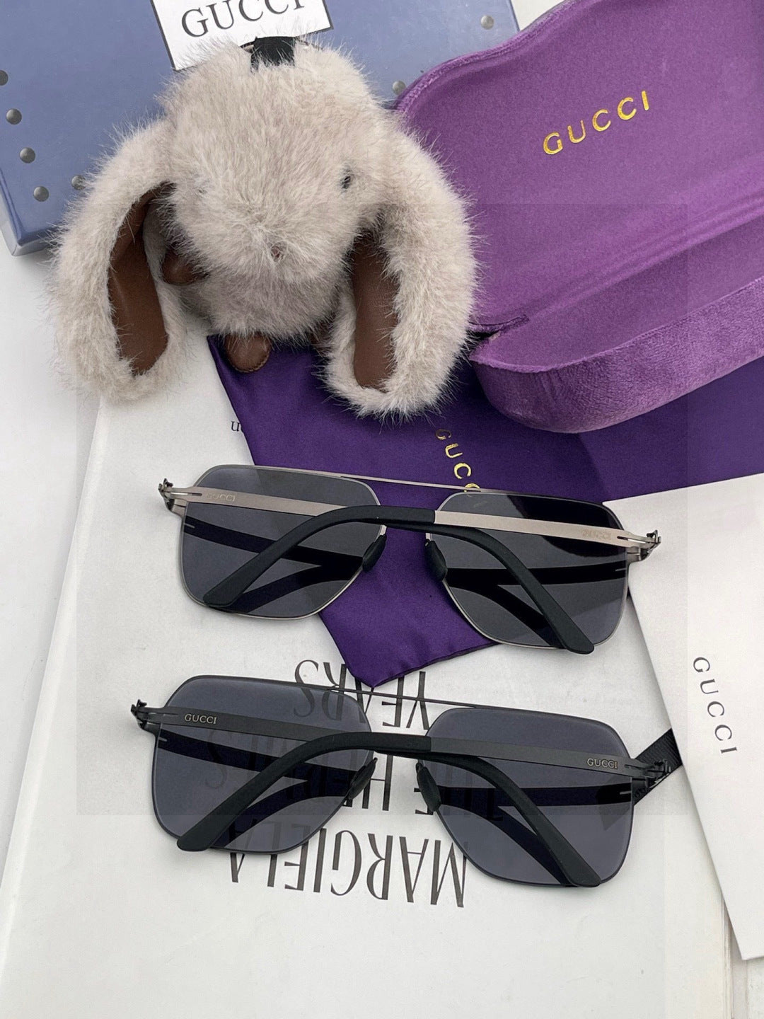 Gucci G3733 Polarized Fashion Black Lens Sunglasses for Men & Women - 371658 - detail image 5