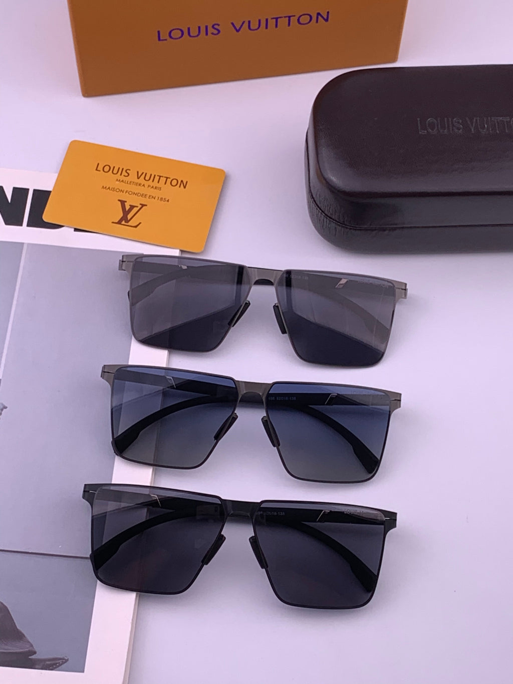 Louis Vuitton L616 Fashion Gold Lens Sunglasses for Men & Women - 371453 - detail image 7