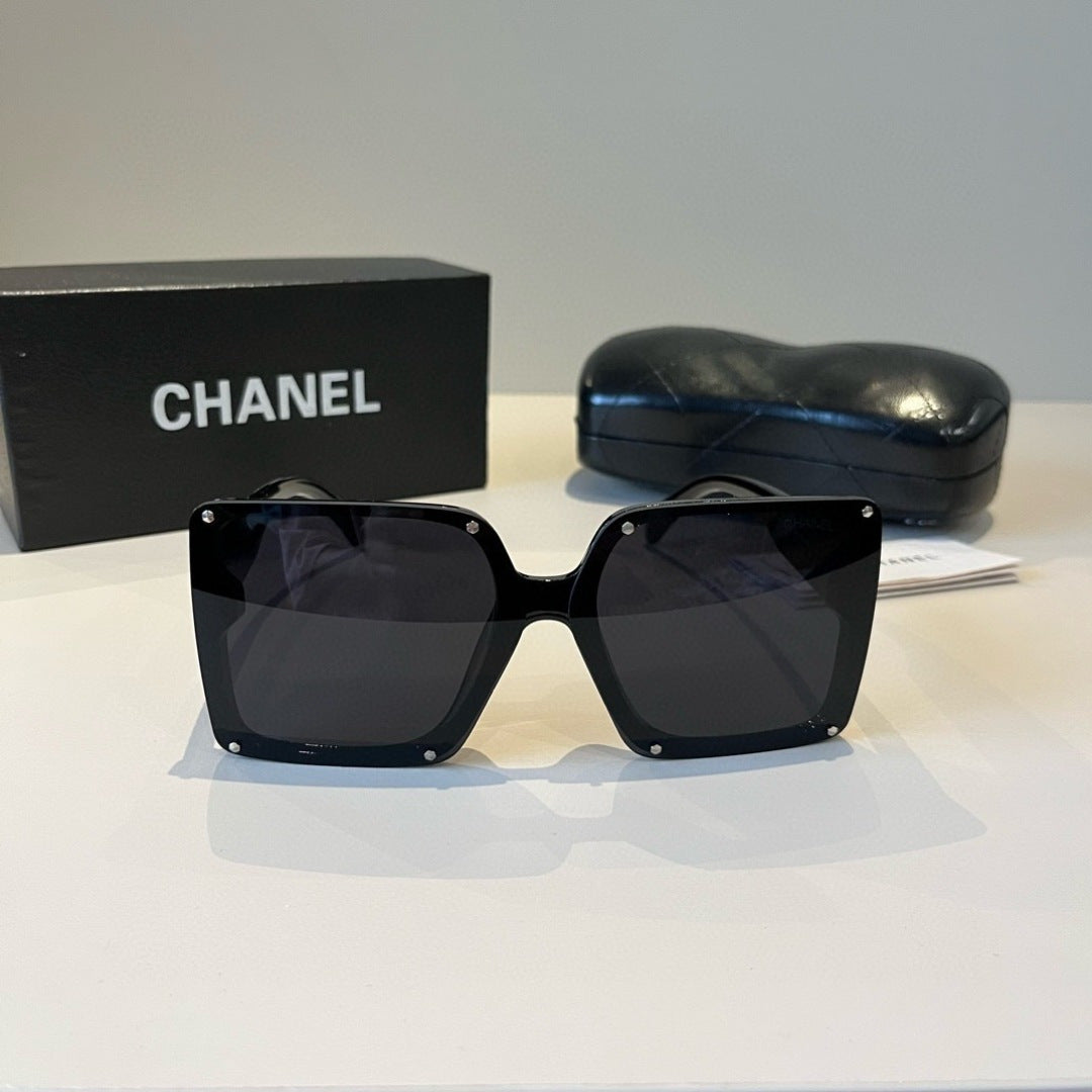 Chanel Square Black Lens Sunglasses for Men & Women - 371856 - detail image 2
