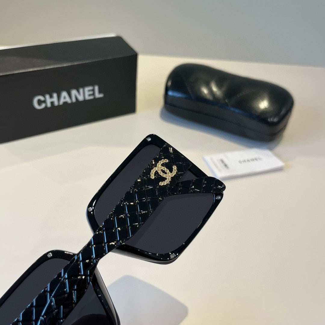 Chanel Square Black Lens Sunglasses for Men & Women - 371856 - detail image 8