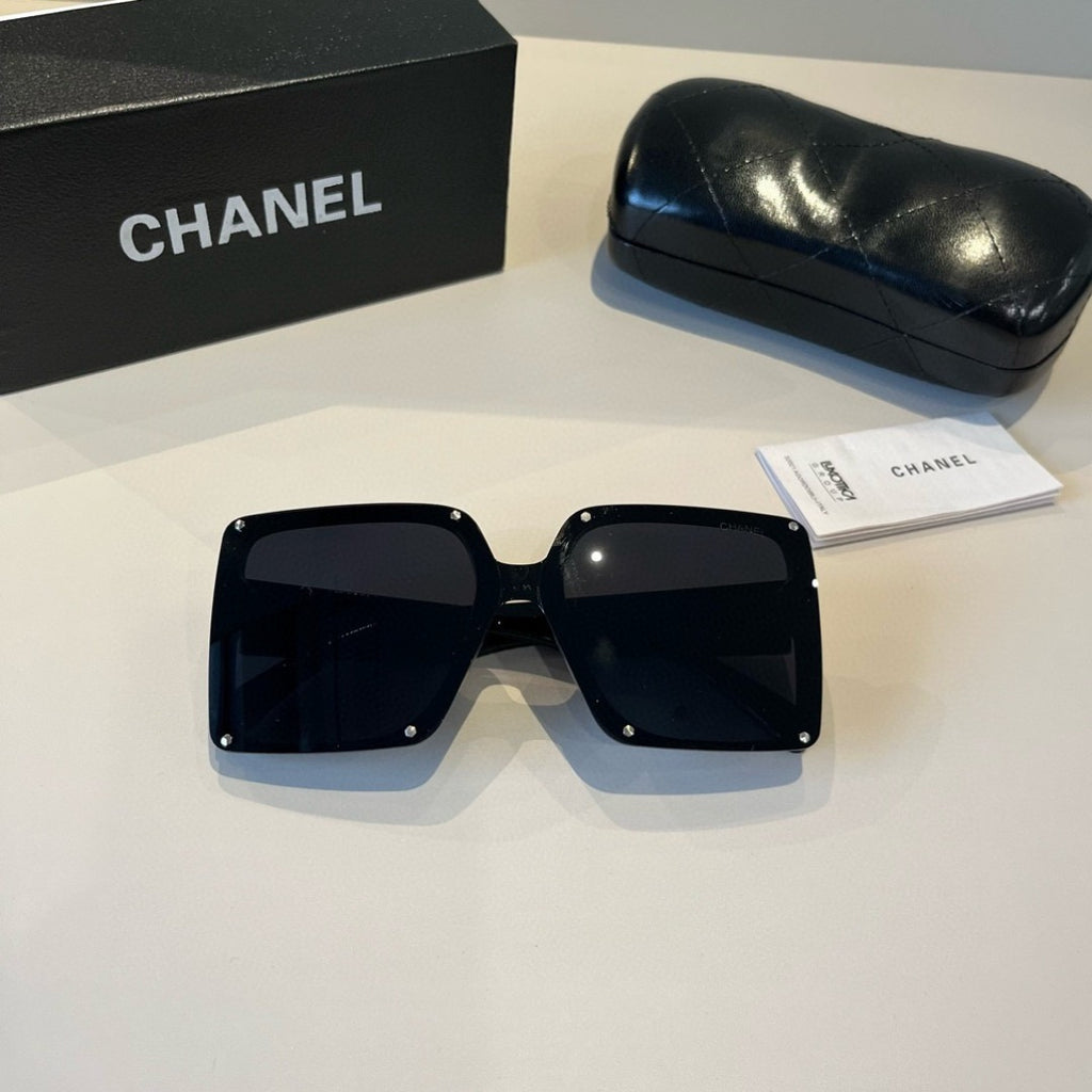 Chanel Square Black Lens Sunglasses for Men & Women - 371856 - detail image 6