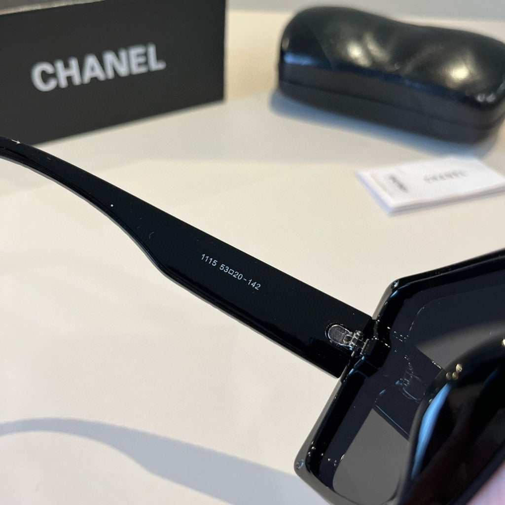 Chanel Square Black Lens Sunglasses for Men & Women - 371856 - detail image 9
